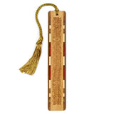 Celtic Knot Handmade Engraved on Cherry Wooden Bookmark - Made in the USA