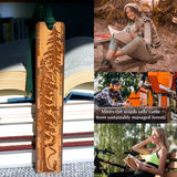 Evergreen Hiker Handmade Engraved Wooden Bookmark - Made in the USA