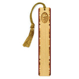 Flower Handmade Engraved Wooden Bookmark - Made in the USA