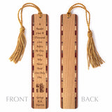 George R.R. Martin Quote Living a Thousand Lives Handmade Engraved Wooden Bookmark - Made in the USA