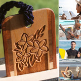 Hawaiian Islands Handmade Engraved Wooden Bookmark - Made in the USA