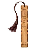 President John F. Kennedy Quote Handmade Engraved Wood Bookmark - Made in the USA