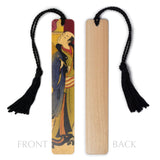 Japanese Man in Kimono Handmade Wooden Bookmark - Made in the USA