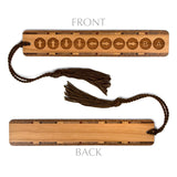 Engraved Handmade Wooden Bookmark Video Games The Konami Code - Made in the USA