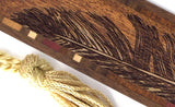 Feather Handmade Engraved Wooden Bookmark - Made in the USA