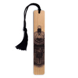 Train Steam Locomotive 1819 Handmade Wooden Bookmark - Made in the USA