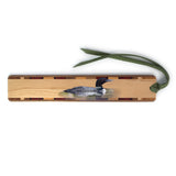Loon (Double Sided) Bird Handmade Wooden Bookmark- Made in the USA