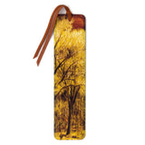 Yellow Tree Photograph by Mike DeCesare on Handmade Wooden Bookmark - Made in the USA