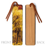 Yellow Tree Photograph by Mike DeCesare on Handmade Wooden Bookmark - Made in the USA