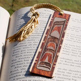 Engraved Handmade Wooden Bookmark Native American Design - Made in the USA