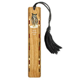 Great Horned Owl Bird (Double Sided) Handmade Wooden Bookmark - Made in the USA
