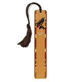 Red Tailed Hawk Raptor Bird (Double Sided) Handmade Wooden Bookmark - Made in the USA
