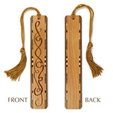 Engraved Handmade Wooden Bookmark (Ribbons) - Made in the USA