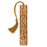 Engraved Handmade Wooden Bookmark (Ribbons) - Made in the USA