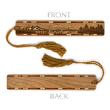 Sailing Handmade Engraved Wooden Bookmark - Made in the USA