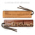 Seattle Downtown Skyline with Mt. Rainier Handmade Wooden Bookmark - Made in the USA