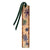 Snow Flakes in Color Wooden Bookmark with Tassel