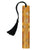 Snow Flakes Engraved Wooden Bookmark with Tassel