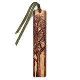 Winter Willow Tree Handmade Wooden Bookmark - Made in the USA