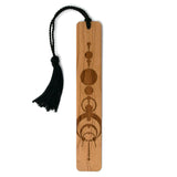 Engraved Handmade Wooden Bookmark (Crop Circles)- Made in the USA