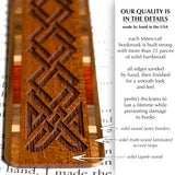 Celtic Knot Handmade Engraved Wooden Bookmark - Made in the USA