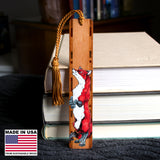 Fox by Kathleen Barsness on Handmade Wooden Bookmark - Made in the USA