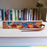 Koi Japanese Fish by Christi Sobel Handmade Wooden Bookmark - Made in the USA
