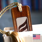 Engraved Handmade Wooden Bookmark Native American Design - Made in the USA