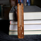 Piano Musical Instrument Handmade Engraved Wooden Bookmark - Made in the USA