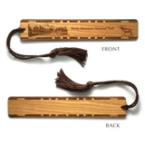 Rocky Mountain National Park Colorado Handmade Engraved Wooden Bookmark - Made in the USA
