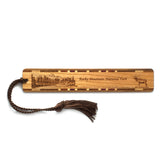 Rocky Mountain National Park Colorado Handmade Engraved Wooden Bookmark - Made in the USA
