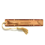 Sequoia National Park California Handmade Engraved Wooden Bookmark - Made in the USA
