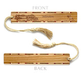 Yellowstone National Park Wyoming Handmade Engraved Wooden Bookmark - Made in the USA