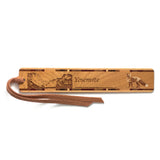 Yosemite National Park California Handmade Engraved Wooden Bookmark - Made in the USA