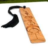 Engraved Handmade Wooden Bookmark (Crop Circles)- Made in the USA
