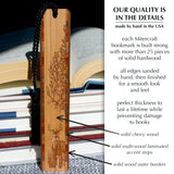 Deer Handmade Engraved Wooden Bookmark - Made in the USA