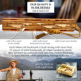 Fish Handmade Engraved Wooden Bookmark - Made in the USA