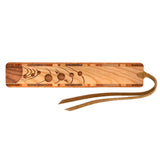Planets Orbiting Outer Space Handmade Engraved Wooden Bookmark - Made in the USA