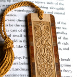Engraved Handmade Wooden Bookmark (Ornate) - Made in the USA