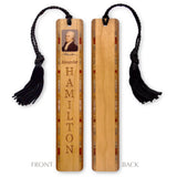 Alexander Hamilton 1st United States Secretary of the Treasury Handmade Wooden Bookmark - Made in the USA