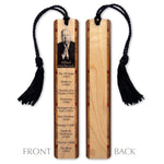 Alfred Hitchcock Handmade Engraved Wooden Bookmark - Made in the USA