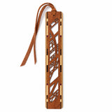Handmade Engraved Cut-Out Wooden Bookmark (Arches) - Made in the USA