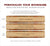 Olympic Evergreen Rainforest - Color Photograph by Mike DeCesare - Wooden Bookmark with Tassel