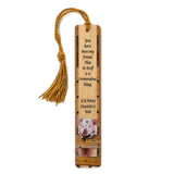 Pig Art Wooden Bookmark with Charlotte’s Web Friendship Quote – Handmade in USA by Mary Beth Ihnken