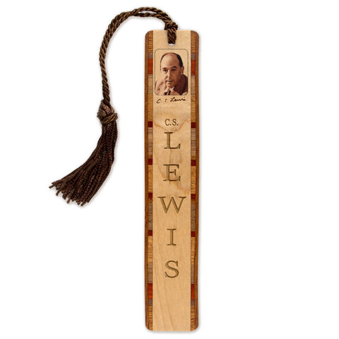 Author C.S. Lewis Handmade Wooden Bookmark - Made in the USA