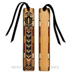 Art Deco Handmade Wooden Bookmark - Made in the USA