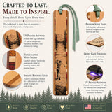 Lake Tahoe Golf Wooden Bookmark | Scenic Golf Course Artwork | Gift for Golfers | Handmade in the USA