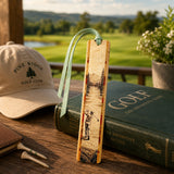 Lake Tahoe Golf Wooden Bookmark | Scenic Golf Course Artwork | Gift for Golfers | Handmade in the USA