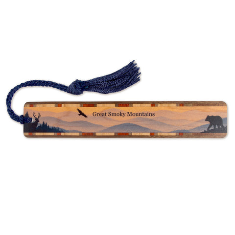 Great Smoky Mountains Handmade Wooden Bookmark - Made in the USA