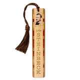 Author John Steinbeck Handmade Wooden Bookmark - Made in the USA